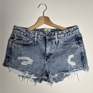 River Island Distressed Denim Shorts women Size UK8/EUR34